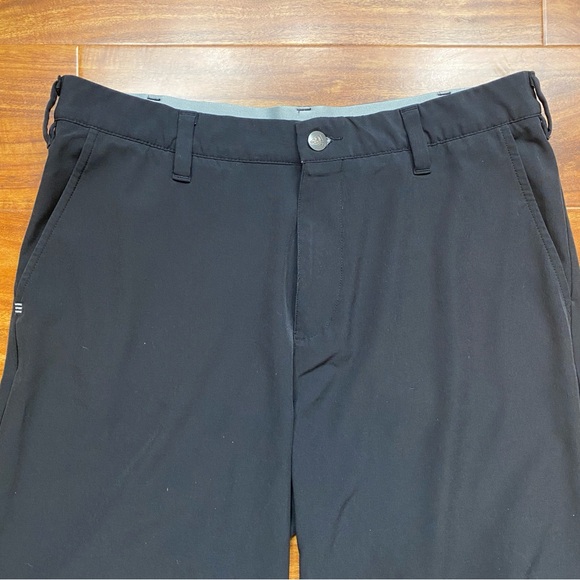 Adidas Men's Black Gray Hybrid 9" Shorts Size 32 Golf Country Club Athleisure - Picture 3 of 13